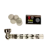 Glass Pipe with Metal Bowl and 5 Screens