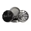 Алюминиевый гриндер Black Leaf с сеткой, изображение 2