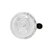 Rounded Glass Bowl Black Leaf 18.8 mm, Bowl Joint Size: 18.8, Color: Black, 4 image
