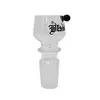 Rounded Glass Bowl Black Leaf 18.8 mm, Bowl Joint Size: 18.8, Color: Black, 3 image