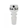 Rounded Glass Bowl Black Leaf 18.8 mm, Bowl Joint Size: 18.8, Color: Black