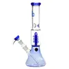Бонг Small Boy Blue Beaker Spiral Perc от Grace Glass, изображение 2