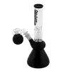 Experience Smooth Elegance with Our Matte Black Glass Bong