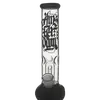 Experience Smooth Elegance with Our Matte Black Glass Bong, 3 image
