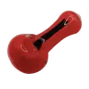 Colorful Borosilicate Glass Pipe with Kick Hole - Perfect for Every Smoker, Length: 8, Color: Orange