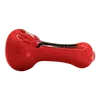 Colorful Borosilicate Glass Pipe with Kick Hole - Perfect for Every Smoker, Length: 8, Color: Orange, 2 image