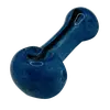 Colorful Borosilicate Glass Pipe with Kick Hole - Perfect for Every Smoker, Length: 8, Color: Blue