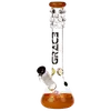 Бонг из желтого стекла Grace Glass с держателем для льда