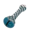 Artistic Glass Pipes with Large Bowls and Unique Designs, Color: Light Blue