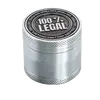 Amsterdam 420 Grinder: Master Precision in Herb Grinding, Color: Silver