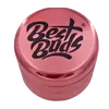 Best Buds Compact Aluminium Grinder - 4 Parts, Various Colors, Color: Pink, 4 image