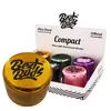 Best Buds Compact Aluminium Grinder - 4 Parts, Various Colors, Color: Orange, 3 image