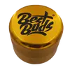 Best Buds Compact Aluminium Grinder - 4 Parts, Various Colors, Color: Orange, 4 image