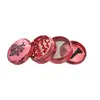 Best Buds Compact Aluminium Grinder - 4 Parts, Various Colors, Color: Pink, 5 image