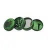 Best Buds Compact Aluminium Grinder - 4 Parts, Various Colors, Color: Green, 5 image