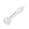 Champ High Glass Pipe: Durable and Stylish Smoking Accessory, Color: Transparent
