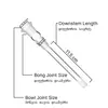 Glass Downstem Diffuser Extended 18.8 to 18.8 mm (various sizes), Downstem Length: 11.5, 2 image