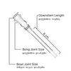 Glass Downstem Diffuser Extended 18.8 to 18.8 mm (various sizes), Downstem Length: 6, 2 image