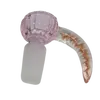Ox Horn Glass Bowl 14.5mm - Style Meets Functionality, Color: Pink, 2 image