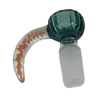 Ox Horn Glass Bowl 14.5mm - Style Meets Functionality, Color: Green, 2 image