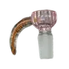 Ox Horn Glass Bowl 14.5mm - Style Meets Functionality, Color: Pink