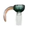 Ox Horn Glass Bowl 14.5mm - Style Meets Functionality, Color: Green