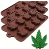 Premium Silicone Mold for Ice and Chocolate with Leaf Design, 3 image