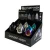 Космический 4-секционный гриндер от Champ High, Цвет: чёрный