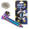 The Bulldog Metal Embossed Pipe Set Rainbow - Stylish and Durable Smoking Accessory, 4 image