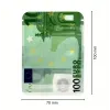 Стильный зиплок пакет с принтом 100 EURO 70мм x 100мм, изображение 2