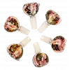Amsterdam Oval Glass Bowl – Durable Borosilicate Bowls for 14.5mm/18.8mm Joints, Bowl Joint Size: 14.5, 4 image