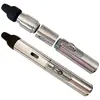 3-Part Pipe with Built-In Lighter and Silicone Mouthpiece, Color: Silver, 2 image