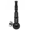 Aluminium Vortex Pipe - Stylish and Durable Smoking Accessory, Color: Black