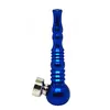 Aluminium Vortex Pipe - Stylish and Durable Smoking Accessory, Color: Blue