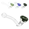 Amsterdam Glass Pipe 11cm – Stylish, Compact, and Smooth Airflow Control, Color: Black