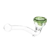 Amsterdam Glass Pipe 11cm – Stylish, Compact, and Smooth Airflow Control, Color: Green, 2 image