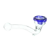 Amsterdam Glass Pipe 11cm – Stylish, Compact, and Smooth Airflow Control, Color: Blue, 4 image