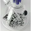 Premium 4-Arm Percolator Glass Bong with Ice Catcher, 4 image