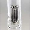 Охлаждающая тяга с бонгом Black Leaf metal wave piston, изображение 3