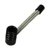 Foldable 10cm Metal Pipe: Compact, Flexible & Travel-Ready, Color: Black, 2 image