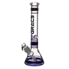 Бонг Grace Glass Striped Series Purple с держателем для льда — 42 см