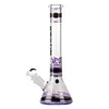 Бонг Grace Glass Striped Series Purple с держателем для льда — 42 см, изображение 2