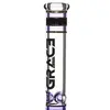 Бонг Grace Glass Striped Series Purple с держателем для льда — 42 см, изображение 5