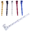 12cm Bamboo-Style Metal Pipe in Various Colors, Color: Silver