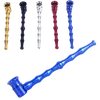 Металлическая трубка 12 см в стиле bamboo, разные цвета, Цвет: синий