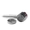 Revolver Six Shooter Pipe with Built-In Grinder, 2 image
