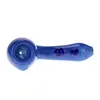 Compact Sherlock Glass Pipe for Smooth Smoking, Color: Blue, 4 image