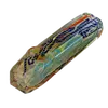 Stylish Borosilicate Glass Shotgun Pipe with Unique Weave Design, Color: Blue, 2 image