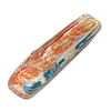 Stylish Borosilicate Glass Shotgun Pipe with Unique Weave Design, Color: Orange, 2 image