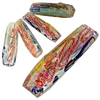 Stylish Borosilicate Glass Shotgun Pipe with Unique Weave Design, Color: Red, 2 image